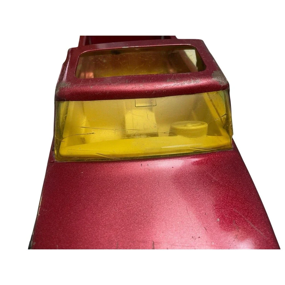 Vintage Nylint Chevy Truck Rhino II 4x4 Pressed Steel Pick-Up Metallic Red Toys